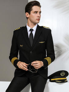 Neues Design Flugkapitän Flugbegleiter Fluggesellschaften Uniformen Luftfahrt-Uniformen - Product Image 4