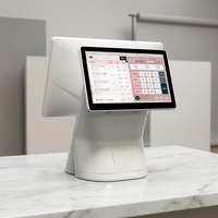 Imprimante de facturation au détail 15,6 pouces, terminal de caisse tactile Android, caisse enregistreuse, système POS tout-en-un, imprimante