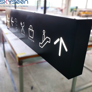 Skyseen Tùy Chỉnh Nhà Máy Bán Hàng Trực Tiếp Thương Mại Acrylic LED Ánh Sáng Hộp Dấu Hiệu Wayfinding Bền Cho Trung Tâm Mua Sắm Siêu Thị - Product Image 4
