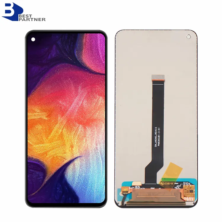 Pasokan pabrik suku cadang telepon untuk samsung A60 display lcd rakitan orisinal layar sentuh lcd untuk galaxy A 60 A600