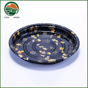 ซูชิซาชิมิถาดผลไม้จานกลมกล่องบรรจุภัณฑ์พลาสติกสำหรับจัดเลี้ยงเกรดอาหารสามารถปรับแต่งได้ - Product Image 5