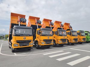 Camion benne minier robuste SAGMOTO E3 6X4 avec cabine haute, moteur YUCHAI, norme EURO V - Product Image 4