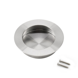 Sliding <strong>Door</strong> Furniture Hardware Hidden Cabinet Drawer Flush <strong>Pull</strong> Handle Sliding <strong>Door</strong> <strong>Pull</strong> Stainless Steel Sus304,stainless Steel - Product Image 1