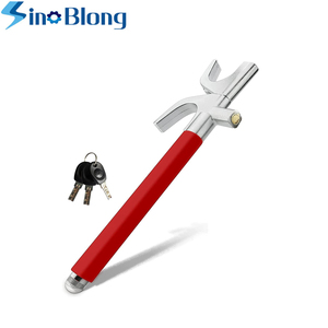 Portable universel antivol voiture Auto sécurité rotatif volant <span class=keywords><strong>serrure</strong></span> clé de conception à clé croisée - Product Image 5