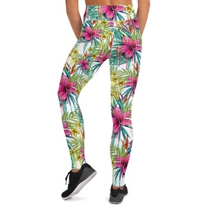 Customized Mid Waist Spandex/Polyester Gym <b>Leggings</b> for Women-Workout Running <b>Butt</b> <b>Lift</b> Compression Four-Way Stretch Drawstring - Product Image 6