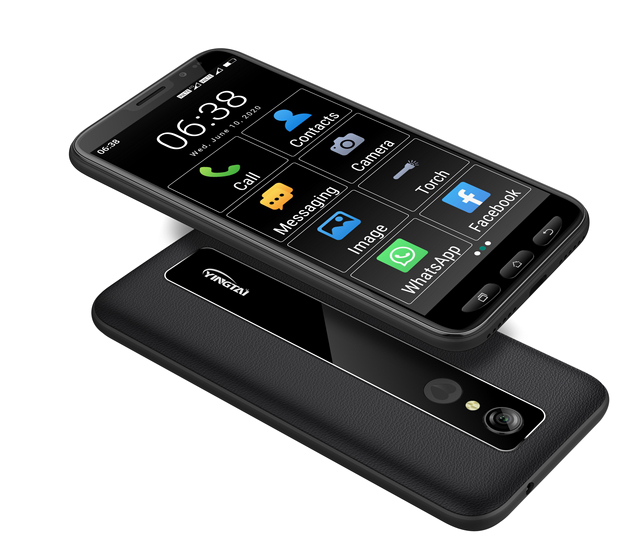 Unlocked 5.5 Inch Smart Android Dual Sim 4G Feature Phone Handy GSM SOS Telephone