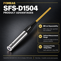POMEAS SFS-D1504 Chromatic Confocal Displacement Probe, Rentang +/-0.75 mm, Jarak Referensi 3.92 mm