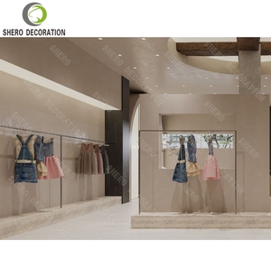 Accesorio <span class=keywords><strong>de</strong></span> ropa personalizado, exhibición <span class=keywords><strong>de</strong></span> ropa, mesa <span class=keywords><strong>de</strong></span> compras, exhibición <span class=keywords><strong>de</strong></span> ropa <span class=keywords><strong>de</strong></span> madera, soporte <span class=keywords><strong>de</strong></span> muebles para ropa - Product Image 5