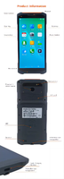 Terminal de collecte de données portable PDA avec scanner capable de lire les codes 1D et 2D, Android 8, coque étanche pour usage industriel