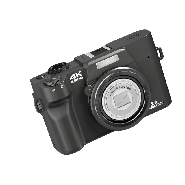 Professional 12X Optical Zoom 4K Camcorder 75MP 3.0" HD Display WiFi APP Streaming Camera