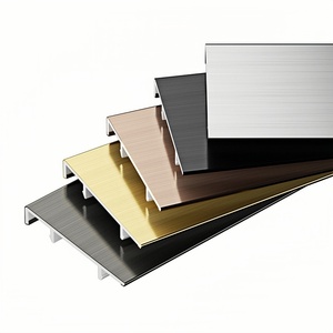 Plinthe en alliage d'aluminium brossé durable, étanche, pour décoration intérieure - Product Image 2