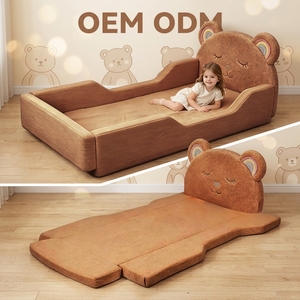 Canapé-lit pliant pour enfants, fabriqué en Chine, en <span class=keywords><strong>tissu</strong></span> écologique, pour tout-petits, meubles pour bébés - Product Image 1