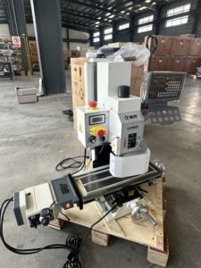 Fraiseuse verticale manuelle WMD25V, tour multifonction, perceuse, fraiseuse, perceuse <span class=keywords><strong>de</strong></span> 25 mm, fraise <span class=keywords><strong>de</strong></span> 63 mm, moteur 220 V, atelier compact - Product Image 3