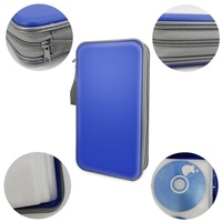 Sacs de transport en EVA rigide imperméables personnalisés en gros, avec fermeture éclair, pour DVD, étui de rangement pour CD PS4