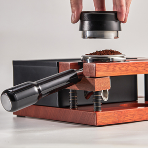 Gỗ Tamper đứng knockbox đôi-tường mùa xuân-nạp cà phê BARISTA công cụ tổ chức tamping trạm chủ Espresso Gõ hộp - Product Image 5