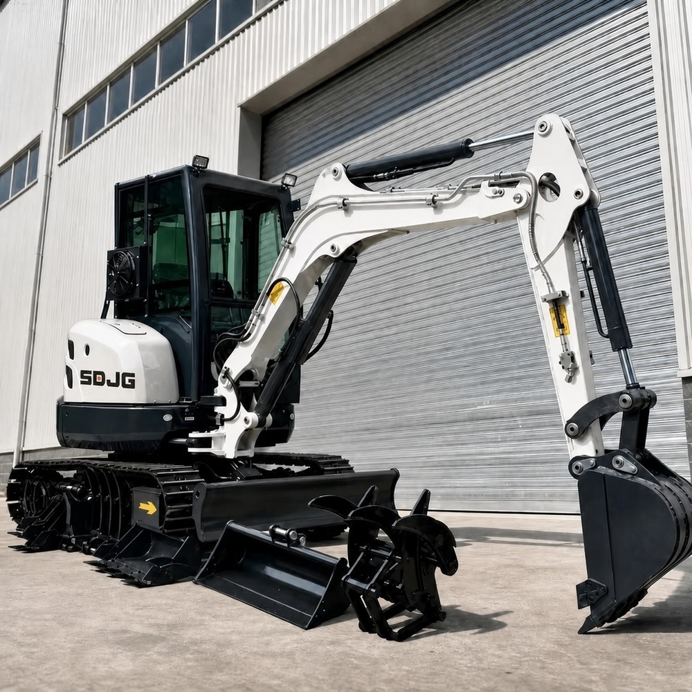 Free Shipping Engine 4 Ton New Crawler Digger Bagger Mini Excavator 1 Ton 2 Ton 3.5 Ton Mini Small Excavator For Sale