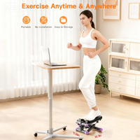 Mini-stepper d'exercice, machine à monter les escaliers multifonctionnelle, équipement de gym aérobic, mini-stepper de fitness