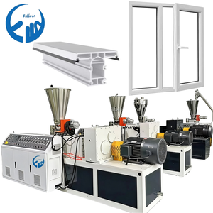 Ligne de production de profilés PVC/UPVC de haute qualité et performante / Machine à profilés pour extrusion de cadres de fenêtres PVC à <span class=keywords><strong>bon</strong></span> prix - Product Image 1