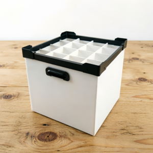 Caja de Almacenamiento para Gafas, Cajas de Plástico Corrugado para Botellas de Vino - Product Image 3