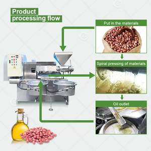 Máquina de Extracción de Aceite por Prensado, Proceso de Molienda de Maíz, Germen de Trigo, Semilla de Algodón, Girasol, Naranja y Palma - Product Image 5