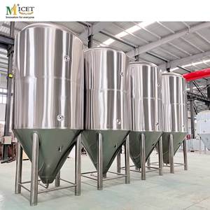 Micet ถังหมักสแตนเลส6000L 5000L ถังหมักเบียร์ทรงกรวยถังหมักเบียร์ isobaric jacked unitank - Product Image 3