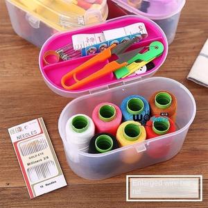 Kit de costura doméstico multifuncional portátil, juego de hilo de aguja de poliéster pequeño para reparación y caja de hilo de aguja de coser a mano - Product Image 3