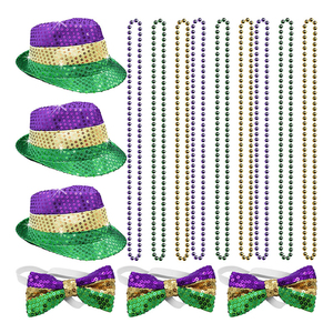 <strong>80s</strong> Costumes Accessories Set Mardi Gras Costume Woman Tutu Set With Mardi Gras <strong>Headband</strong> - Product Image 2