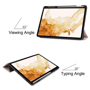 Funda de TPU suave + PU para tableta, para Samsung Galaxy Tab S8 Plus <span class=keywords><strong>sm</strong></span>-x800 <span class=keywords><strong>SM</strong></span>-<span class=keywords><strong>X806</strong></span>, 12,4 pulgadas - Product Image 3