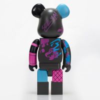 Figurine d'art Bearbrick 28 cm en résine, 400 %, pour salon, vente en gros