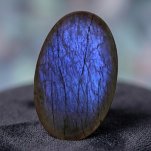 Cabujón Ovalado de Labradorita Azul Natural, Piedras Preciosas Sueltas, Certificadas por Terceros, Lote al por Mayor, Gopika Exports, para la Fabricación de Joyas - Product Image 3