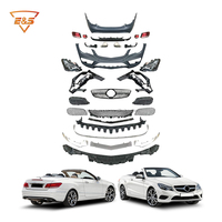 Parachoques de Coche, Kit de Carrocería Estilo E63 (De Antiguo a Nuevo) para Mercedes Benz Clase E W207, Parachoques, Faros Delanteros, Luces Traseras, Accesorios para Automóviles