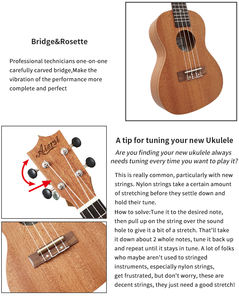 Ukulele Soprano de Alta Calidad en Oferta Marca Personalizada Guitarra Hawaiana de 21 Pulgadas Cuerpo de Sapele Instrumento de Cuerda OEM ODM Precio Económico <span class=keywords><strong>Aiersi</strong></span> - Product Image 5
