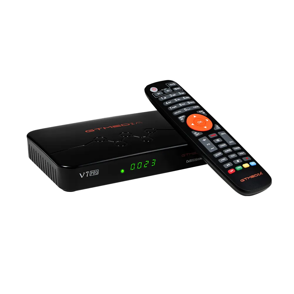 TD- GTMEDIA V7Pro DVB-S2X/T2 Satelliten empfänger TV-Box HD-Display Unterstützung CA-Karte Free to Air Decoder Multi-Stream/T2-MI