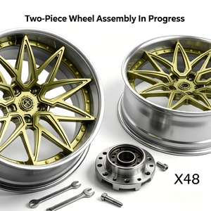 Jantes de voiture de tourisme X48 18 pouces R18 5x130 5x112 Jantes en alliage bronze forgées A6 S6 RS6 A7 S7 <span class=keywords><strong>RS7</strong></span> A8 S8 911 - Product Image 2