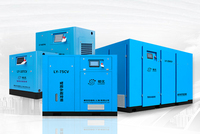 Compresseur d'air à vis portable à aimant permanent à fréquence variable Luoyou, économie d'énergie, faible bruit, alimentation en air stable, industriel
