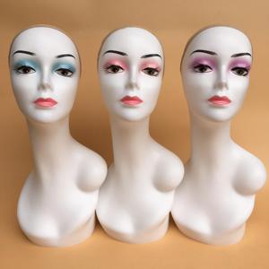 European <strong>Style</strong> Makeup Dummy <strong>Heads</strong> Glasses Hat Display Mannequin <strong>Head</strong> With High and Low Shoulder for Display Wigs Jewelry Caps - Product Image 4