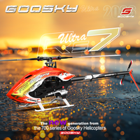 GOOSKY RS7 Ultra 700 Class 3D Flybarless Elektro-RC-Helikopter-Bausatz Grün/Orange/Lila Flugrahmen ohne Rotorblätter