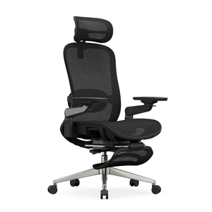 Silla de Oficina Ergonómica de Primera Calidad con Reposapiés, Masaje Eléctrico y Malla, Muebles de Oficina, Sillas de Oficina - Product Image 1