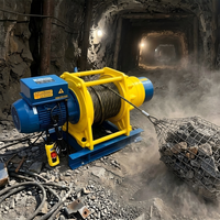 Treuil électrique à câble métallique 500 kg 220V/380V, usage intensif, 9 m/min, CE ISO, pour levage, remorquage, construction