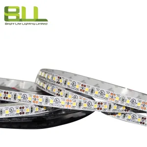 Mode baru SMD 3528 120LED Per Meter 12V 6500K dekorasi CRI putih dingin 80 8mm strip led PCB cahaya