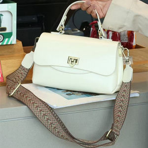 Sac à main AndoBag grande capacité pour femme, sac à bandoulière décontracté en cuir de vache véritable, deux sangles, 77150 - Product Image 6