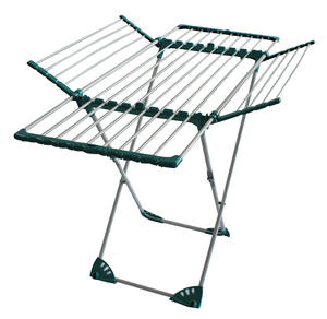 Séchoir à linge multifonctionnel robuste de 27 m avec support de rangement pour vêtements et cintres - Product Image 6