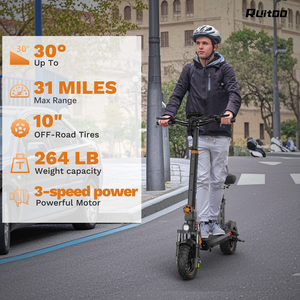 Trottinette Électrique Pliable Puissante Ruitoo RT6 pour Adultes avec Siège, Pneus Tout-Terrain, Vente en Gros Direct Usine, Offre Spéciale - Product Image 4