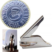 Pinza de mano de alta resistencia de acero niquelado negro para grabado y estampado de metal, herramienta de estampado para el Día Nacional