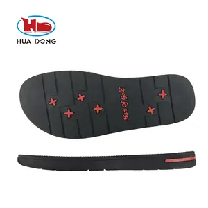 Huadong semelle extérieure experte <span class=keywords><strong>2023</strong></span> fabrication avancée semelle extérieure en caoutchouc antidérapant hommes sandales semelle SS20 - Product Image 1