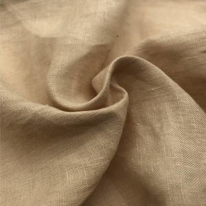 Tissu en lin naturel traité anti-plis haute performance pour linge de maison d'hôtel facile d'entretien - Product Image 6