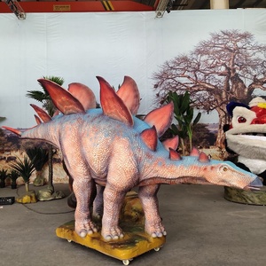 Monde jurassique et parc d'attractions Sculpture Décoration Dinosaure animatronique Stegosaurus - Product Image 6