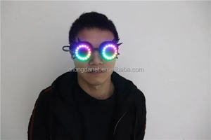Gafas de caleidoscopio LED de moda sobre 350 modos luces intensas gafas DJ Rave fiesta de disfraces gafas de Halloween - Product Image 4
