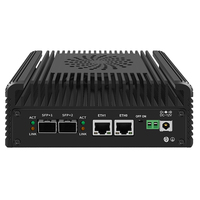 Mini PC Compacto de 2GB LAN N100 Quad Core 2x 10G SFP+ ROS PfSense OpenWRT, Router con Software de Firewall, en Stock