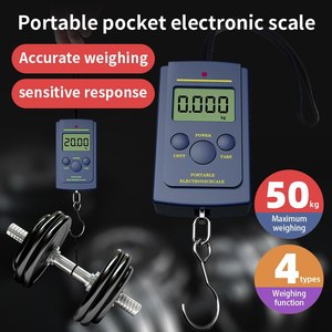 Báscula digital portátil colgante de 40 kg con precisión de 10 g para pesar equipaje de pesca - Product Image 5